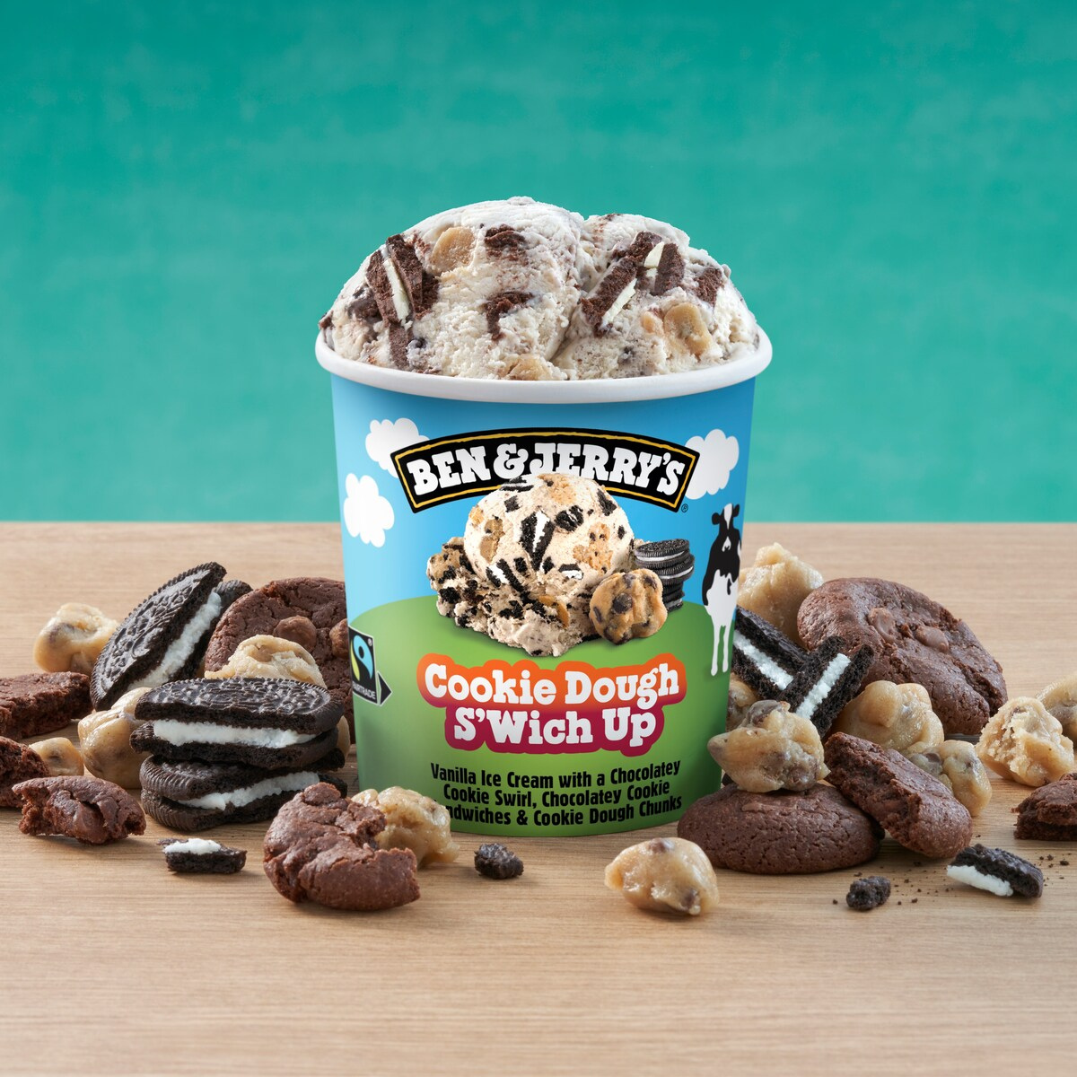 Ben & Jerry’s Cookie Dough S’Wich Up